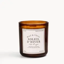 Winter Sun Candle - Floral & Powdery Scent | Wool & Clover