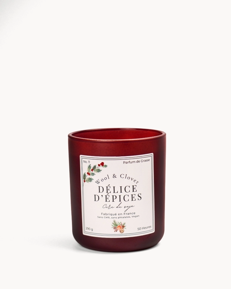 Bougie Délice d'Épices - Pain d'Épices & Coco | Wool & Clover