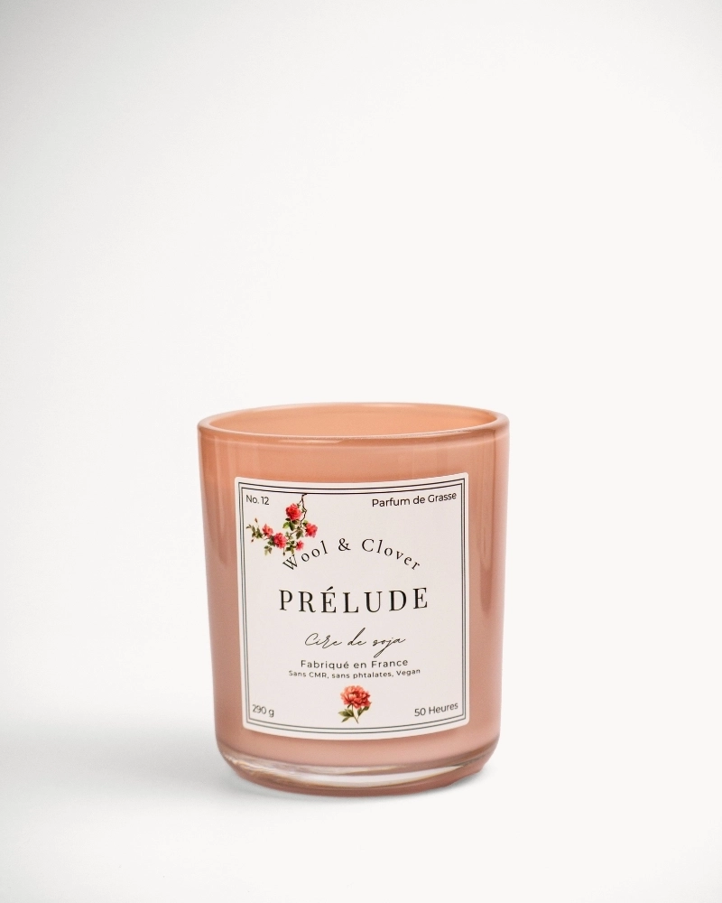 Bougie Prélude - Poire & Pivoine  | Wool & Clover