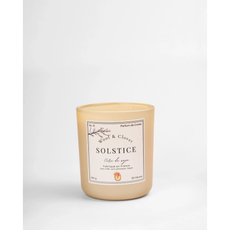 Bougie Solstice - Santal & Cannelle | Wool & Clover