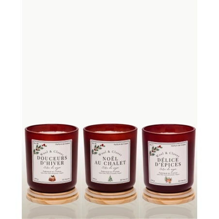 Trio Bougies L'Intégrale de Noël - Coffret Prestige | Wool & Clover