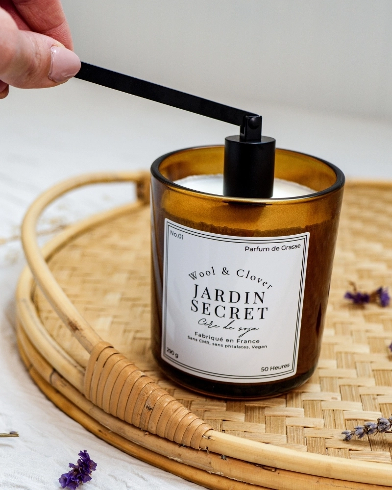 Candle Snuffer - Matte Black Accessory | Wool & Clover