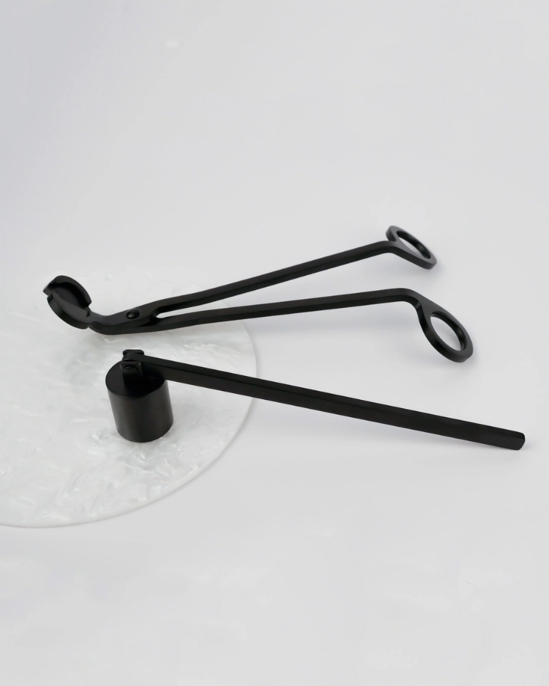 Coffret Accessoires Bougie - Coupe-mèche & Éteignoir | Wool & Clover