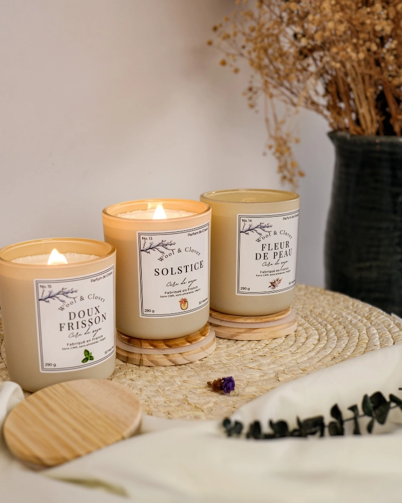 Solstice Candle - Sandalwood & Cinnamon | Wool & Clover