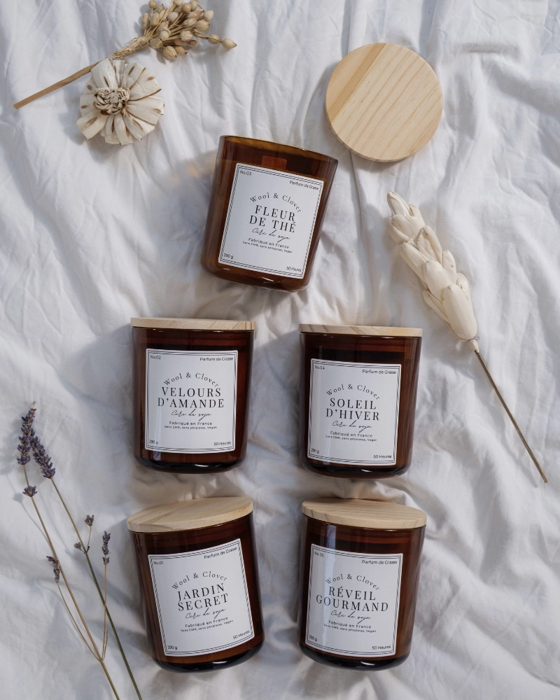 Dúo de Velas Perfumadas a Medida: Cree su Acorde Perfecto | Wool & Clover