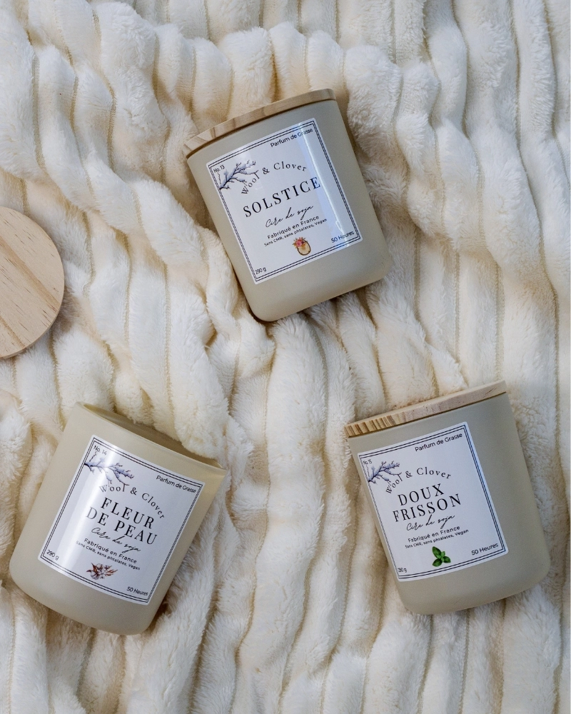 Los Tres Capítulos - Trío de Velas Artesanales | Wool & Clover